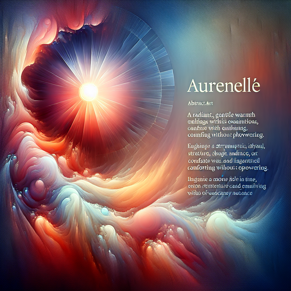 Aurenelle <i>(adjective</i>)